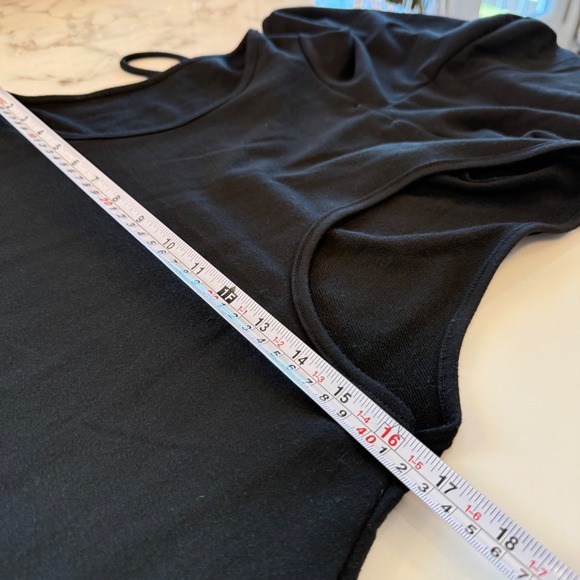 Charming Charlie Womens Dog Mom Sleeveless Hoodie Black Pink Tank Top Large L - Picture 9 of 10